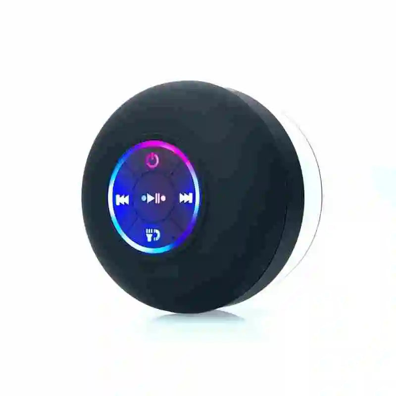 Loudspeaker Bluetooth Speaker Mini Shower Subwoofer Waterproof Handsfree With Suction Cup Mic For Bathroom Pool Beach Car Phone